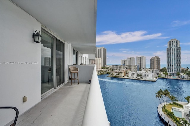 137 Golden Isles Dr Unit 1105, Hallandale Beach, FL 33009 - view of pool featuring a water view and a city view