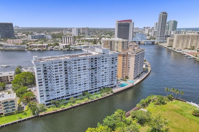 137 Golden Isles Dr Unit 1105, Hallandale Beach, FL 33009 - view of urban area featuring a large body of water