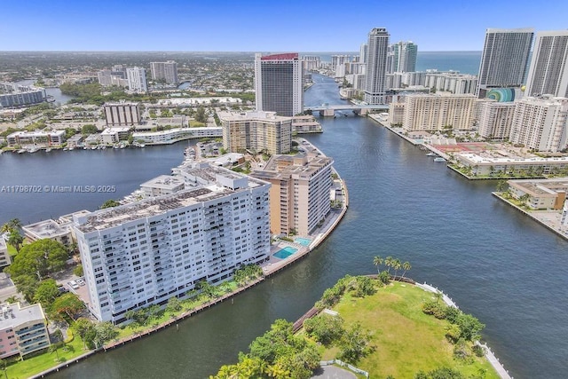 137 Golden Isles Dr Unit 1105, Hallandale Beach, FL 33009 - view of urban area featuring a nearby body of water