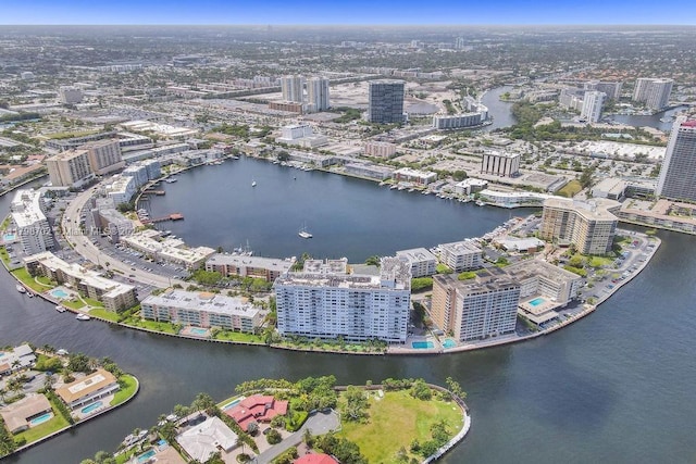 137 Golden Isles Dr Unit 1105, Hallandale Beach, FL 33009 - view of urban area featuring a nearby body of water