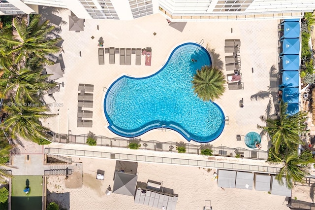 16699 Collins Ave Unit 3401, Sunny Isles Beach, FL 33160 - drone / aerial view of a pool