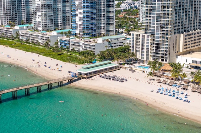 16699 Collins Ave Unit 3401, Sunny Isles Beach, FL 33160 - aerial view of unending shoreline and apartment complex