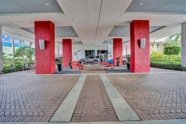 2602 E Hallandale Beach Blvd Unit R408, Hallandale Beach, FL 33009 - common area featuring a drop ceiling