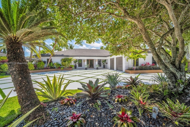 4430 Casper Ct, Hollywood, FL 33021 - back of house with driveway, an attached garage, and stucco siding