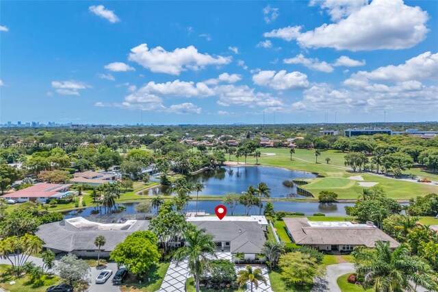 4430 Casper Ct, Hollywood, FL 33021 - bird's eye view of a large body of water and a golf course