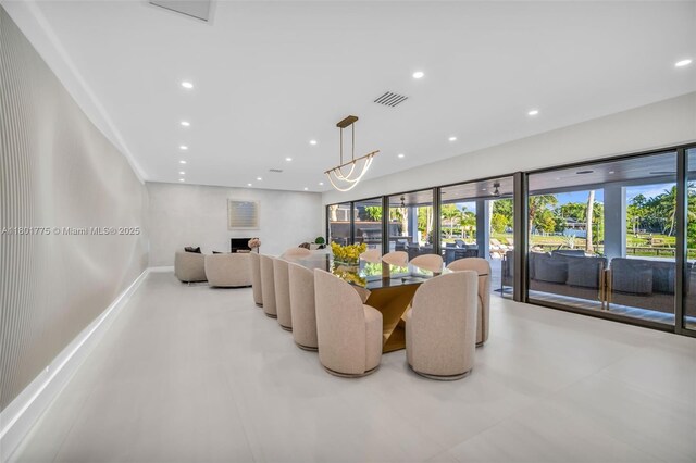 4430 Casper Ct, Hollywood, FL 33021 - dining area with recessed lighting