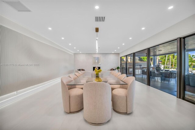 4430 Casper Ct, Hollywood, FL 33021 - dining space featuring recessed lighting