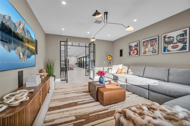 4430 Casper Ct, Hollywood, FL 33021 - living area featuring recessed lighting