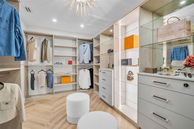 4430 Casper Ct, Hollywood, FL 33021 - walk in closet with a chandelier
