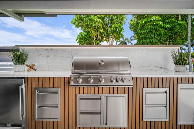 4430 Casper Ct, Hollywood, FL 33021 - view of patio / terrace featuring grilling area