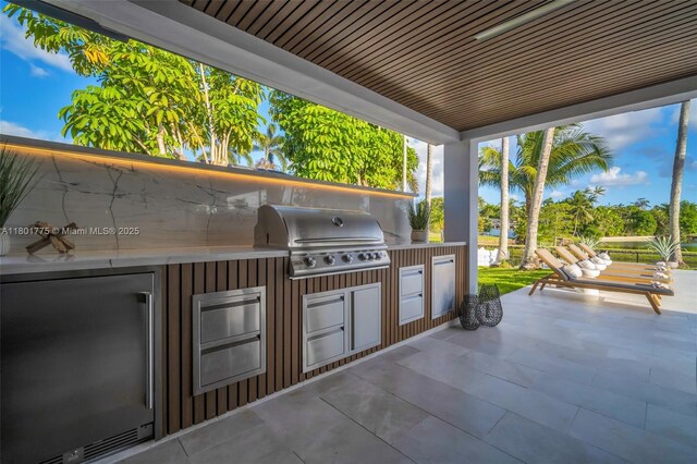 4430 Casper Ct, Hollywood, FL 33021 - view of patio / terrace featuring grilling area and area for grilling