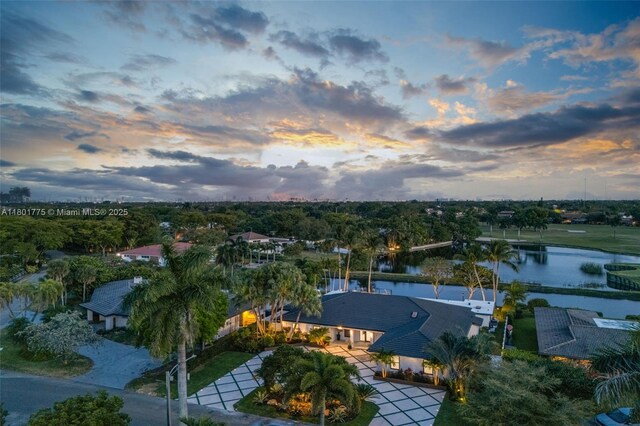 4430 Casper Ct, Hollywood, FL 33021 - aerial view of property and surrounding area with a large body of water