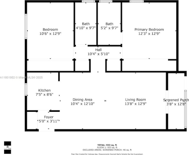 8504 Old Country Mnr Unit 205, Davie, FL 33328 - property floor plan