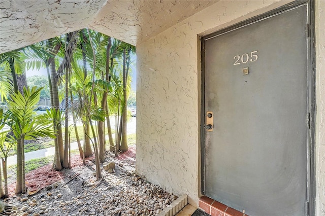 8504 Old Country Mnr Unit 205, Davie, FL 33328 - property entrance featuring stucco siding
