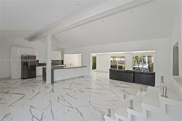 2548 Tortugas Ln, Fort Lauderdale, FL 33312 - living room featuring light marble finish floors