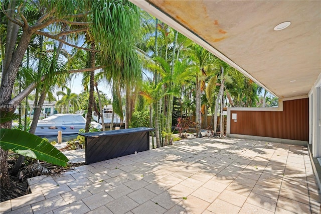 2548 Tortugas Ln, Fort Lauderdale, FL 33312 - view of patio with fence