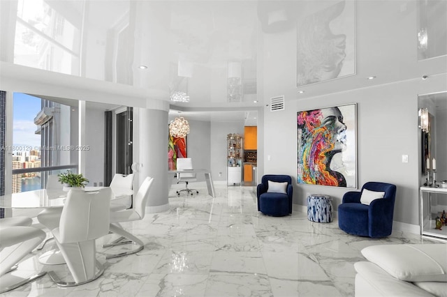 2600 Island Blvd Unit 2603, Aventura, FL 33160 - community lobby with a high ceiling