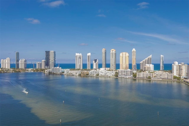 2600 Island Blvd Unit 2603, Aventura, FL 33160 - water view with a view of skyline
