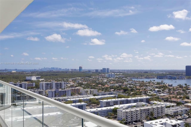2600 Island Blvd Unit 2603, Aventura, FL 33160 - balcony featuring a view of city and a water view