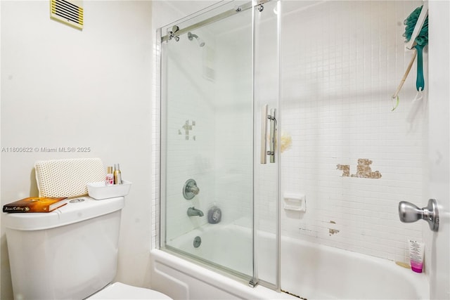 1100 Saint Charles Pl Unit 407, Pembroke Pines, FL 33026 - full bath with shower / bath combination with glass door and toilet