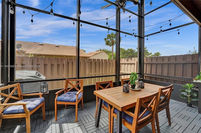 1951 SW 81st Ter, Davie, FL 33324 - sunroom featuring outdoor dining area