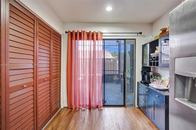 1951 SW 81st Ter, Davie, FL 33324 - unfurnished dining area featuring light wood-style floors and recessed lighting