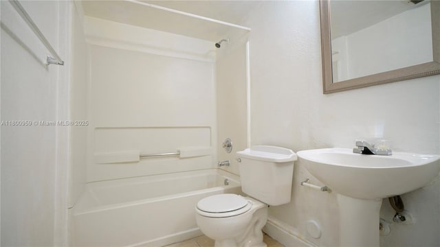 full bath with toilet and  shower combination