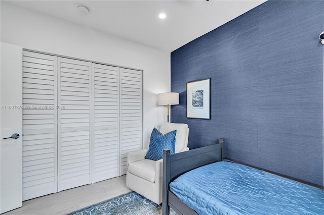 2801 SW 64th Ave, Miami, FL 33155 - bedroom featuring a closet and recessed lighting
