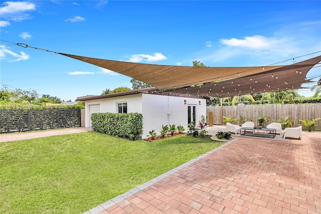 2801 SW 64th Ave, Miami, FL 33155 - view of patio / terrace featuring an attached garage