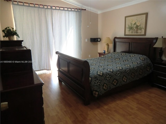 1593 NW 158th Ave, Pembroke Pines, FL 33028 - bedroom with ornamental molding and wood finished floors