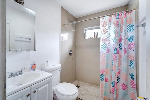 3050 NW 22nd Ct, Miami, FL 33142 - full bath featuring a tile shower, toilet, and vanity