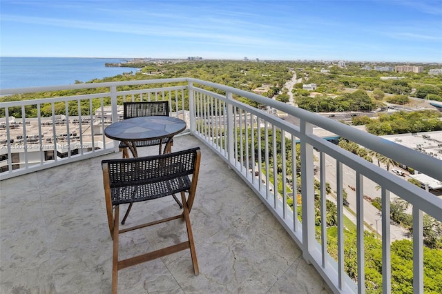2475 Brickell Ave Unit 2002, Miami, FL 33129 - balcony with a water view