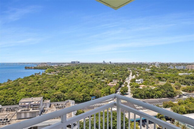 2475 Brickell Ave Unit 2002, Miami, FL 33129 - balcony featuring a water view