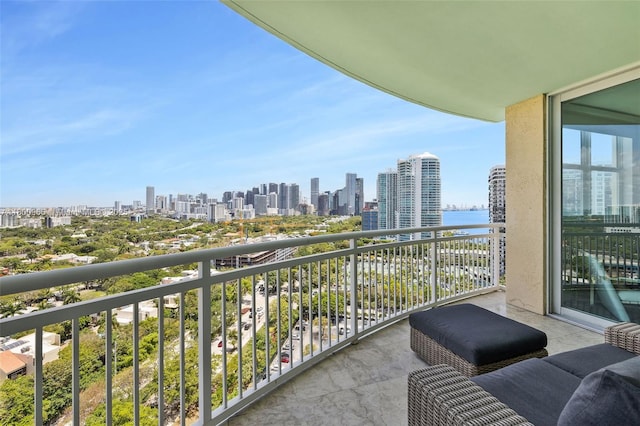 2475 Brickell Ave Unit 2002, Miami, FL 33129 - balcony featuring a view of skyline