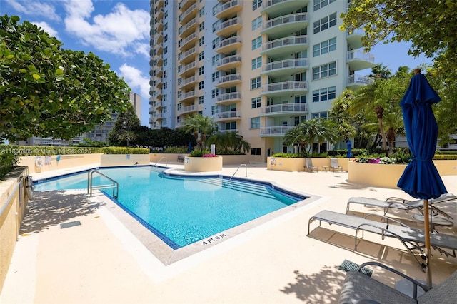 2475 Brickell Ave Unit 2002, Miami, FL 33129 - community pool featuring a patio area