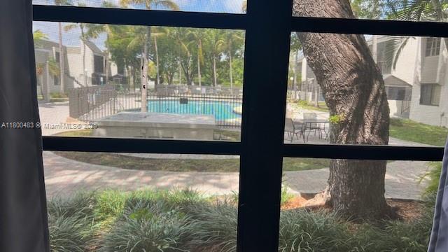detailed view of a swimming pool