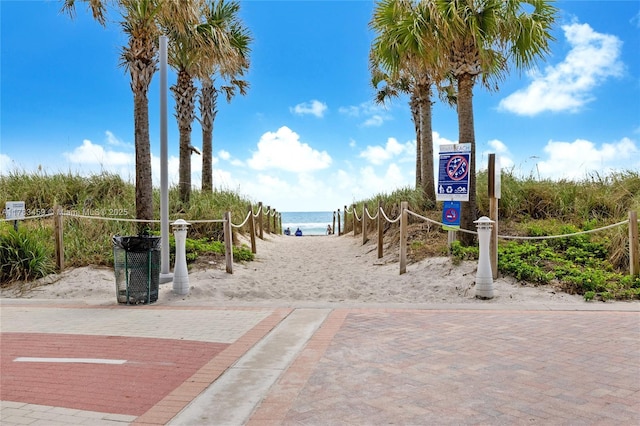 6345 Collins Ave Unit 522, Miami Beach, FL 33141 - view of community featuring view of water and beach