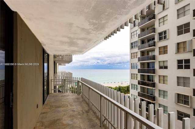 6061 Collins Ave Unit 7D, Miami Beach, FL 33140 - balcony featuring a water view