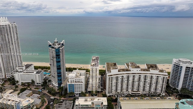 6061 Collins Ave Unit 7D, Miami Beach, FL 33140 - view of urban area with expansive beach