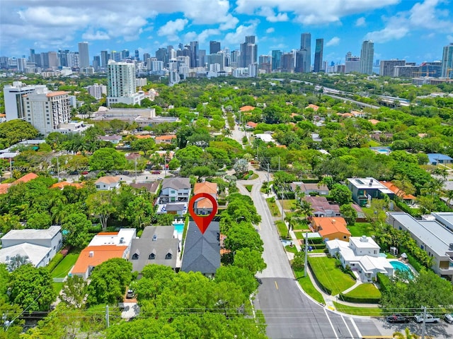 2898 SW 2nd Ave, Miami, FL 33129 - drone / aerial view of a skyline view