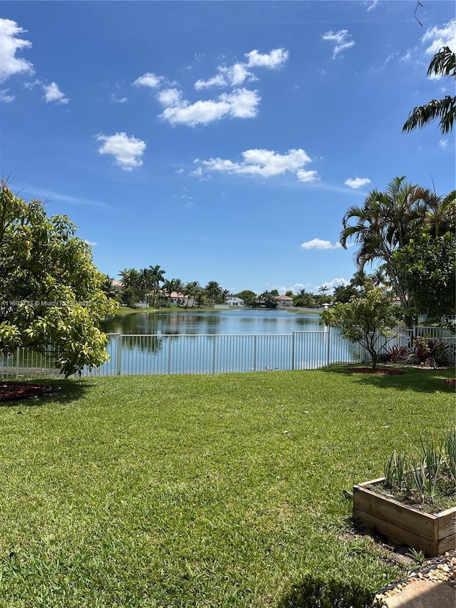 4960 SW 158th Ave, Miramar, FL 33027 - view of yard featuring a water view