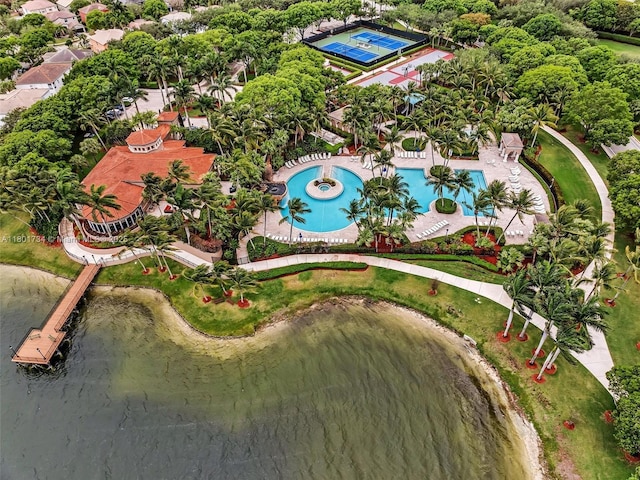 4960 SW 158th Ave, Miramar, FL 33027 - drone / aerial view of a pool