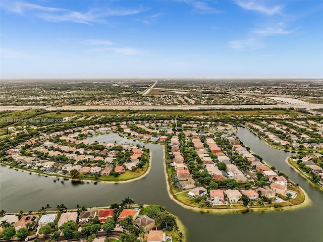 4960 SW 158th Ave, Miramar, FL 33027 - aerial view of property and surrounding area with nearby suburban area and a nearby body of water