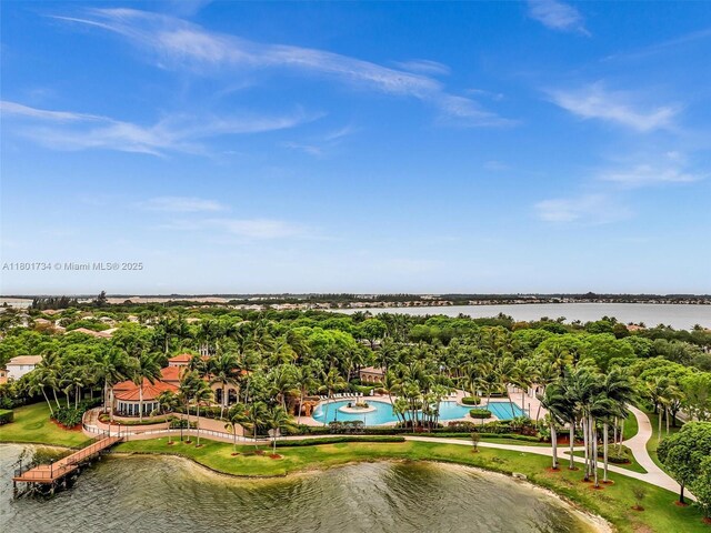 4960 SW 158th Ave, Miramar, FL 33027 - aerial view of a large body of water and a pool area