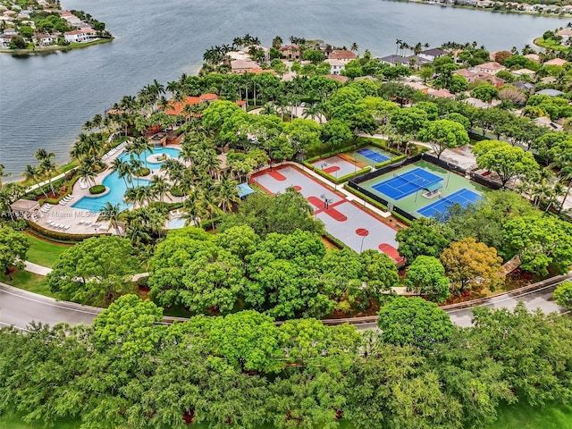 4960 SW 158th Ave, Miramar, FL 33027 - aerial view of a large body of water and a pool area