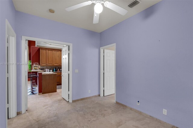 18951 SW 30th St, Miramar, FL 33029 - unfurnished room featuring ceiling fan, baseboards, and a smoke detector