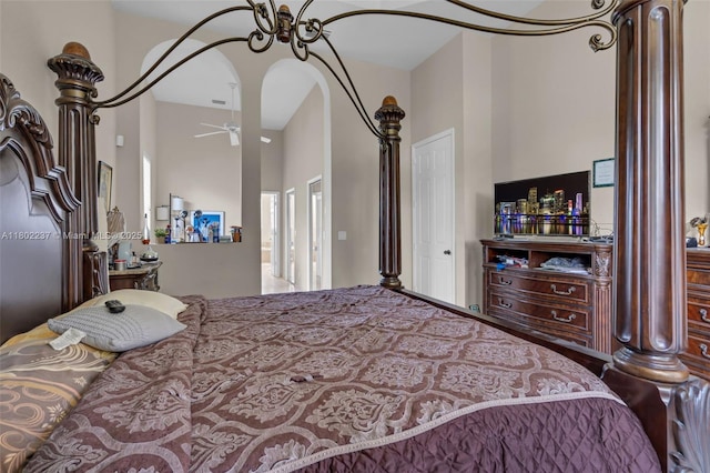 18951 SW 30th St, Miramar, FL 33029 - bedroom with decorative columns