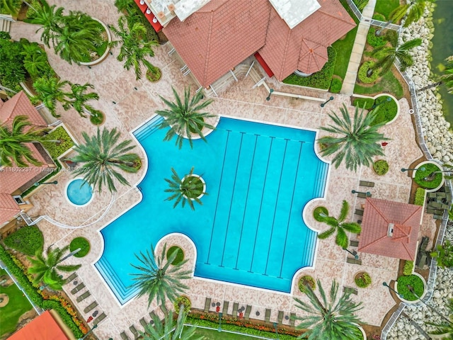 18951 SW 30th St, Miramar, FL 33029 - aerial view of a pool area