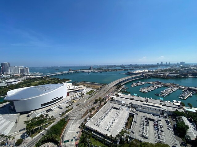 398 NE 5th St Unit 2910, Miami, FL 33132 - view of urban area with a nearby body of water and a notable bridge