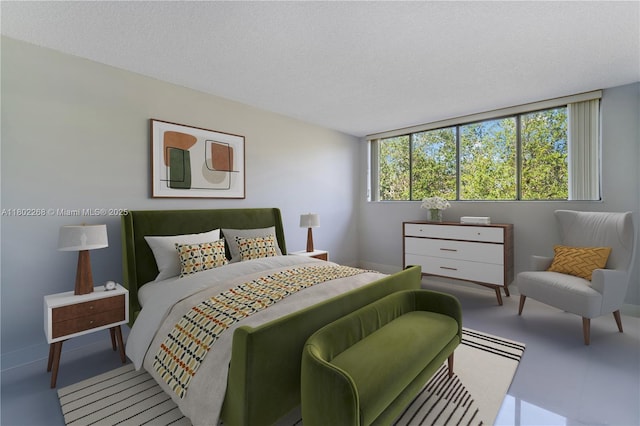bedroom featuring baseboards